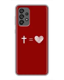 Чохол для Samsung Galaxy A73 (5G) з картинкою «Рівняння любові» Чохол для Samsung Galaxy A73 (5G) з картинкою «Рівняння любові»