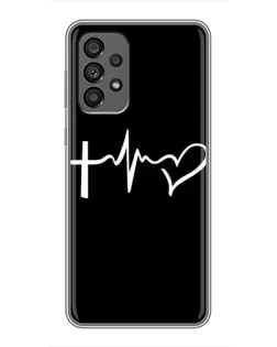 Чохол для Samsung Galaxy A73 (5G) з картинкою «Пульс віри» Чохол для Samsung Galaxy A73 (5G) з картинкою «Пульс віри»