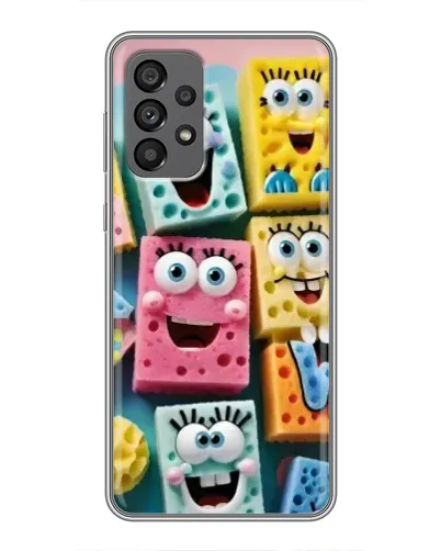 Чехол для Samsung Galaxy A73 (5G) с картинкой «Цветные губки» Чехол для Samsung Galaxy A73 (5G) с картинкой «Цветные губки»