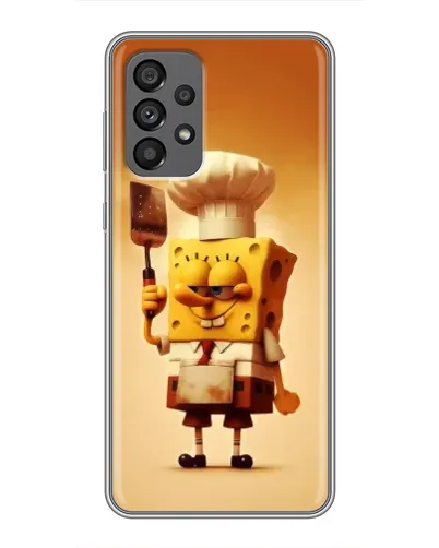 Чехол для Samsung Galaxy A73 (5G) с картинкой «Губка Боб повар» Чехол для Samsung Galaxy A73 (5G) с картинкой «Губка Боб повар»