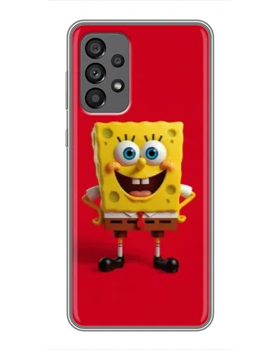 Чехол для Samsung Galaxy A73 (5G) с картинкой «Спанч Боб на красном» Чехол для Samsung Galaxy A73 (5G) с картинкой «Спанч Боб на красном»
