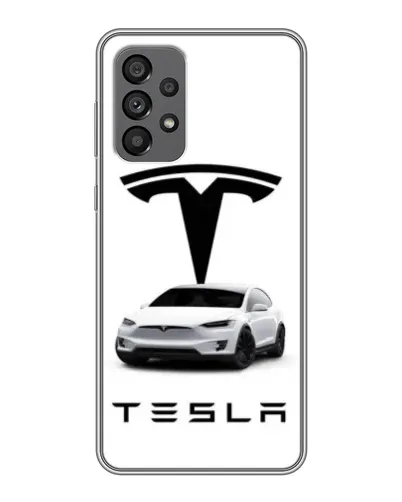 Чехол для Samsung Galaxy A73 (5G) с картинкой «Tesla White Style» Чехол для Samsung Galaxy A73 (5G) с картинкой «Tesla White Style»