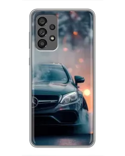 Чохол для Samsung Galaxy A73 (5G) з картинкою «Mercedes — нічне місто»