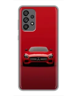 Чохол для Samsung Galaxy A73 (5G) з картинкою «Червоний Mercedes AMG»