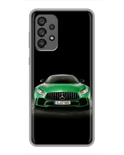 Чохол для Samsung Galaxy A73 (5G) з картинкою «Mercedes — неоновий лого»