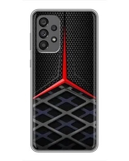 Чохол для Samsung Galaxy A73 (5G) з картинкою «Mercedes Carbon Grid»