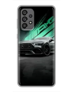 Чохол для Samsung Galaxy A73 (5G) з картинкою «Темний Mercedes AMG»