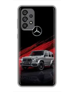 Чохол для Samsung Galaxy A73 (5G) з картинкою «Mercedes G-Class червоний»