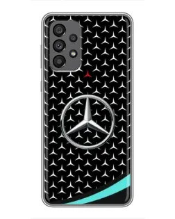 Чохол для Samsung Galaxy A73 (5G) з картинкою «Mercedes — бірюзовий акцент»