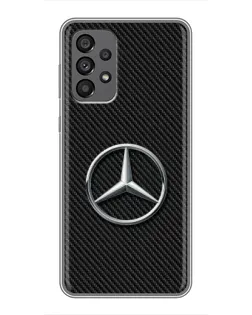 Чохол для Samsung Galaxy A73 (5G) з картинкою «Карбоновий Mercedes стиль»