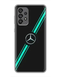 Чохол для Samsung Galaxy A73 (5G) з картинкою «Спортивні лінії Mercedes»