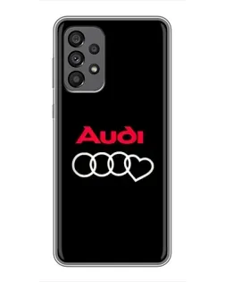 Чохол для Samsung Galaxy A73 (5G) з картинкою «Логотип Audi Heart»
