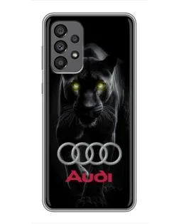 Чохол для Samsung Galaxy A73 (5G) з картинкою «Пантера та Audi»