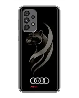 Чохол для Samsung Galaxy A73 (5G) з картинкою «Графіка — пантера та Audi»