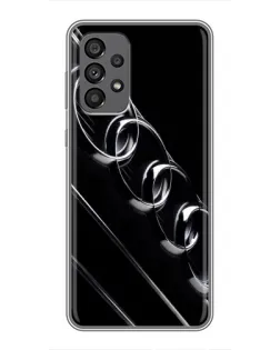Чохол для Samsung Galaxy A73 (5G) з картинкою «Audi — абстрактні кільця»