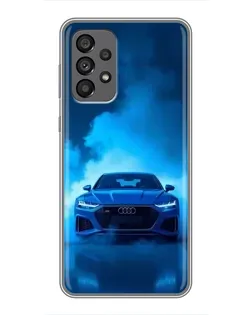 Чохол для Samsung Galaxy A73 (5G) з картинкою «Audi — блакитна енергія»