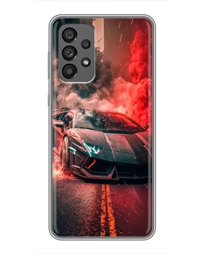 Чехол для Samsung Galaxy A73 (5G) с картинкой «Lamborghini красный дым» Чехол для Samsung Galaxy A73 (5G) с картинкой «Lamborghini красный дым»