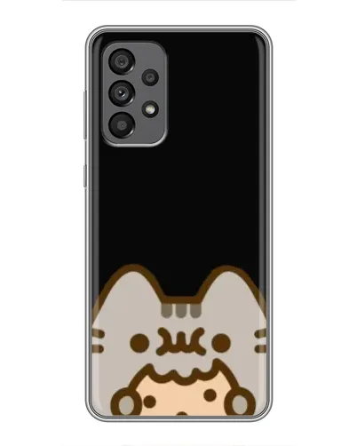 Чехол для Samsung Galaxy A73 (5G) с картинкой «Пушин на черном» Чехол для Samsung Galaxy A73 (5G) с картинкой «Пушин на черном»