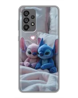 Чохол для Samsung Galaxy A73 (5G) з картинкою «Плюшеві Стіч Ангел»