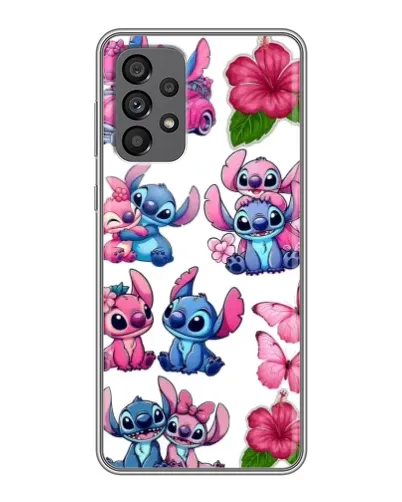 Чохол для Samsung Galaxy A73 (5G) з картинкою «Стікери Stitch та Angel»