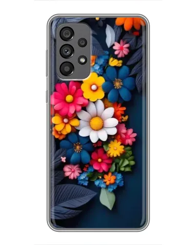 Чехол для Samsung Galaxy A73 (5G) с картинкой «Цветочная феерия»