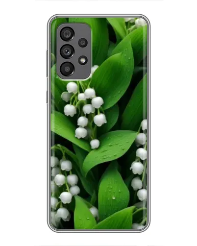 Чехол для Samsung Galaxy A73 (5G) с картинкой «Ландыши в зелени»