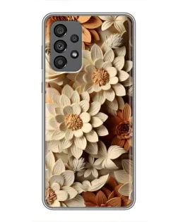 Чохол для Samsung Galaxy A73 (5G) з картинкою «Бежевий флористичний декор» Чохол для Samsung Galaxy A73 (5G) з картинкою «Бежевий флористичний декор»