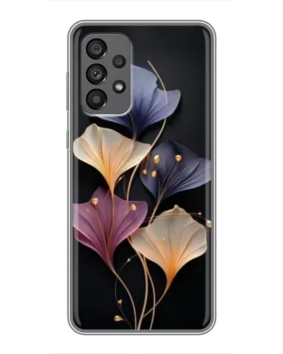 Чехол для Samsung Galaxy A73 (5G) с картинкой «Лиловые цветы грации»