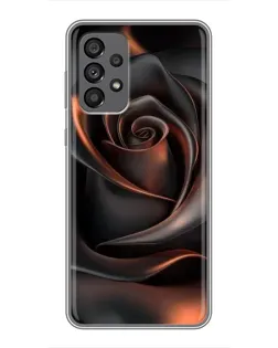 Чохол для Samsung Galaxy A73 (5G) з картинкою «Шовкова чорна троянда» Чохол для Samsung Galaxy A73 (5G) з картинкою «Шовкова чорна троянда»