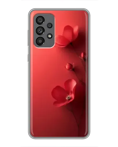 Чехол для Samsung Galaxy A73 (5G) с картинкой «Маковые соцветия»