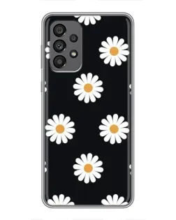 Чохол для Samsung Galaxy A73 (5G) з картинкою «Ромашки на чорному» Чохол для Samsung Galaxy A73 (5G) з картинкою «Ромашки на чорному»