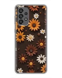 Чохол для Samsung Galaxy A73 (5G) з картинкою «Візерунок з маленьких соняшників» Чохол для Samsung Galaxy A73 (5G) з картинкою «Візерунок з маленьких соняшників»