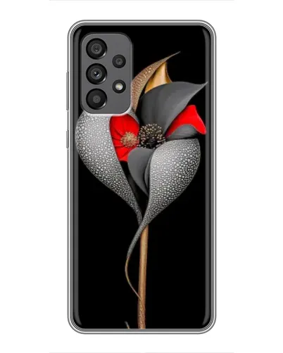 Чехол для Samsung Galaxy A73 (5G) с картинкой «Серебряный фантазийный цветок» Чехол для Samsung Galaxy A73 (5G) с картинкой «Серебряный фантазийный цветок»
