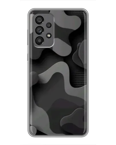 Чехол для Samsung Galaxy A73 (5G) с картинкой «Темный абстрактный камуфляж»