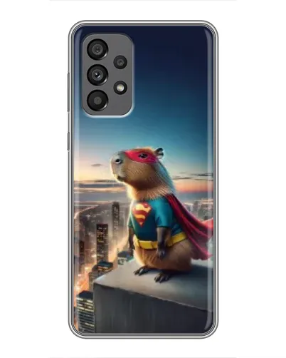 Чехол для Samsung Galaxy A73 (5G) с картинкой «Капи-мен супергерой» Чехол для Samsung Galaxy A73 (5G) с картинкой «Капи-мен супергерой»