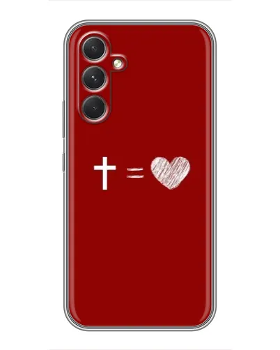 Чехол для Samsung Galaxy F17 с картинкой «Уравнение любви» Чехол для Samsung Galaxy F17 с картинкой «Уравнение любви»