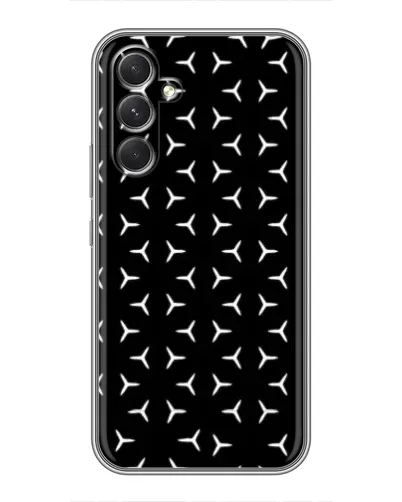 Чохол для Samsung Galaxy F17 з картинкою «Mercedes паттерн зірок» Чохол для Samsung Galaxy F17 з картинкою «Mercedes паттерн зірок»