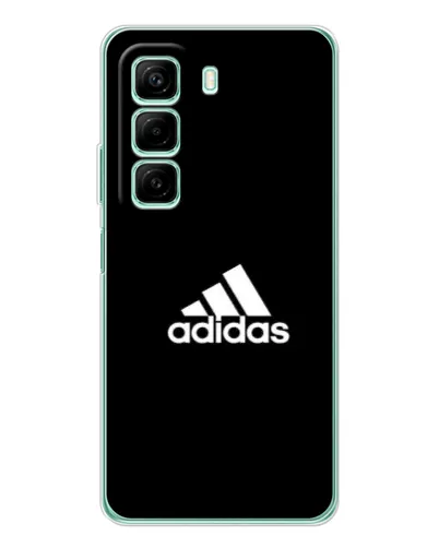 Чехол для Samsung Galaxy F36 с картинкой «Черная классика Adidas»