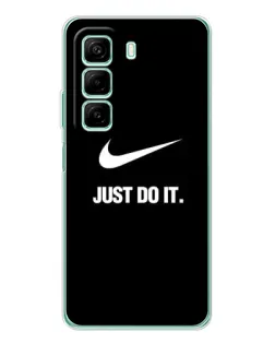 Чехол для Samsung Galaxy F36 с картинкой «Классический принт Nike»