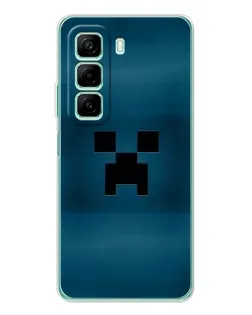 Чехол для Samsung Galaxy F36 с картинкой «Крипер текстура»
