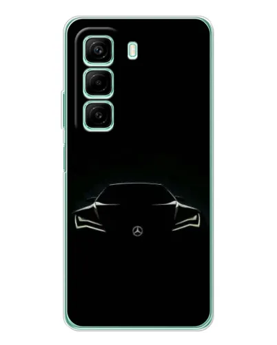Чохол для Samsung Galaxy F36 з картинкою «Mercedes — силует авто» Чохол для Samsung Galaxy F36 з картинкою «Mercedes — силует авто»
