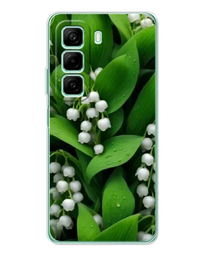 Чехол для Samsung Galaxy F36 с картинкой «Ландыши в зелени»