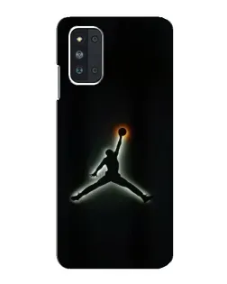 Чехол для Samsung Galaxy F52 5G (E526) с картинкой «Jordan Gradient Logo»