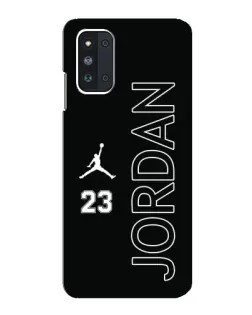 Чехол для Samsung Galaxy F52 5G (E526) с картинкой «Jordan Vertical»