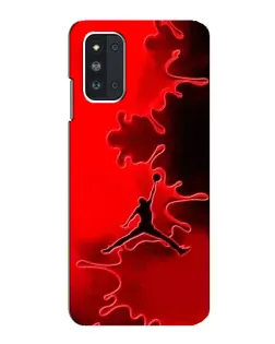 Чехол для Samsung Galaxy F52 5G (E526) с картинкой «Jordan Red Smoke»