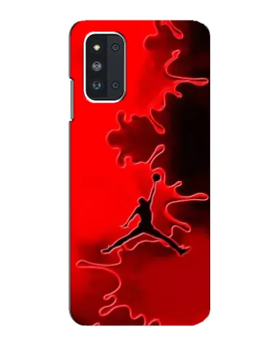 Чехол для Samsung Galaxy F52 5G (E526) с картинкой «Jordan Red Smoke»