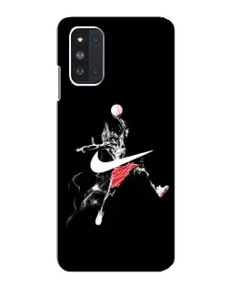 Чехол для Samsung Galaxy F52 5G (E526) с картинкой «Jordan Jumpman»