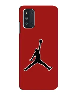 Чехол для Samsung Galaxy F52 5G (E526) с картинкой «Jordan Red Back»