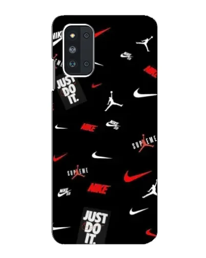 Чехол для Samsung Galaxy F52 5G (E526) с картинкой «Nike Mix Pattern»