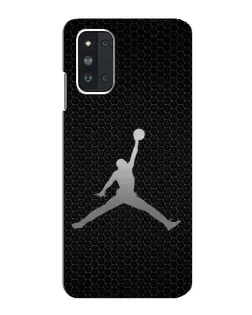 Чехол для Samsung Galaxy F52 5G (E526) с картинкой «Jordan Dark Carbon»